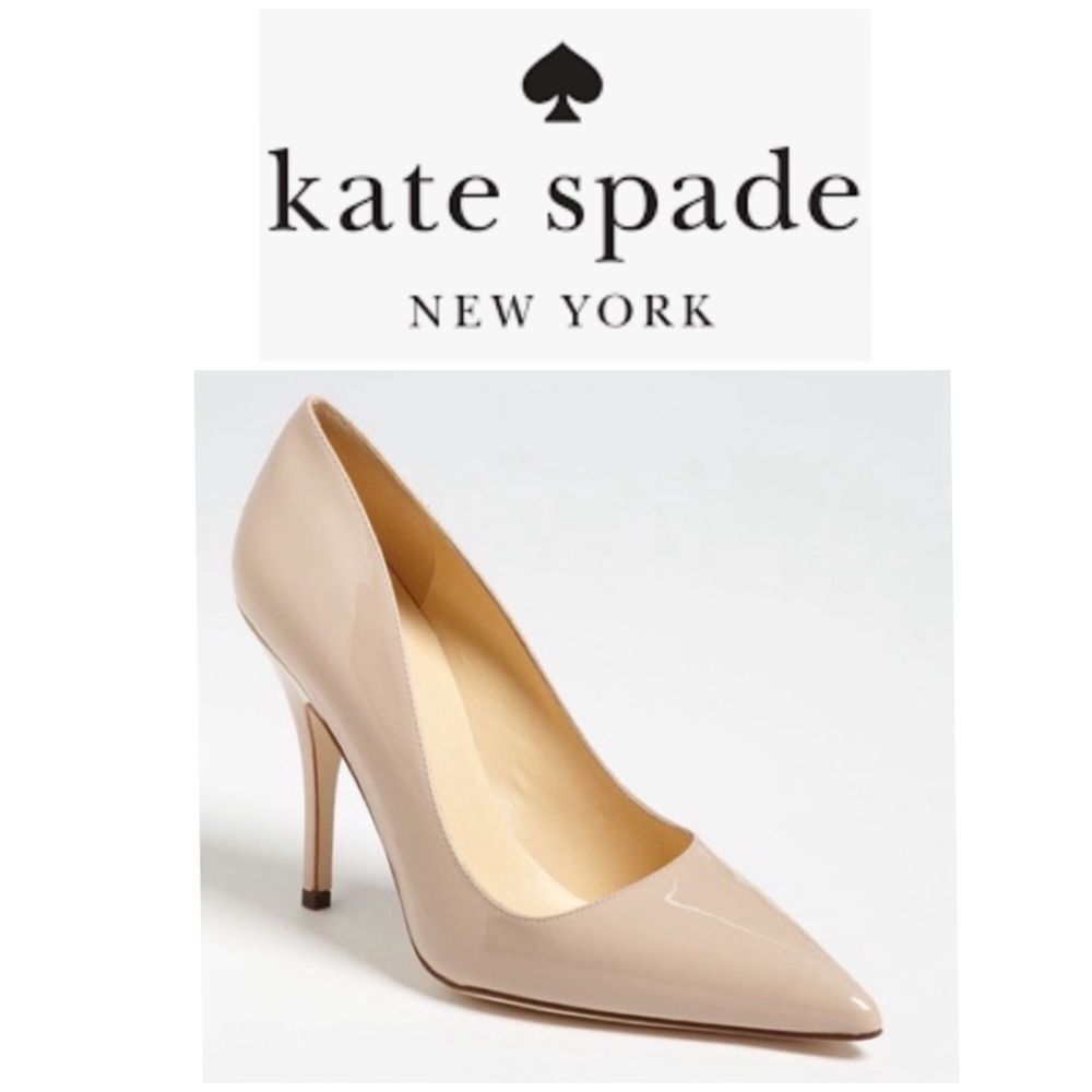 🎈SALE 🎈 ♠️ Kate Spade ♠️nude patent leather pumps